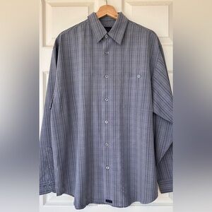 Indigo Palms by T‎ Bahama Button Down Shirt Size Medium